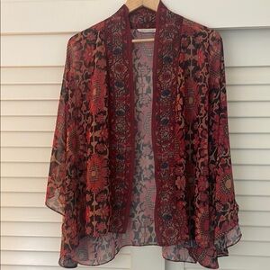 Floral Sheer Kimono Topper Soft Surroundings